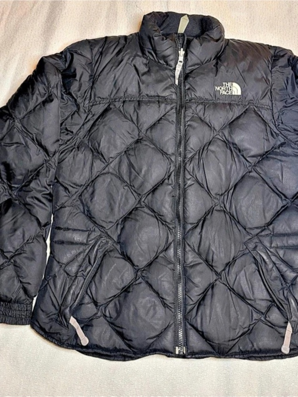 The North Face Women's Quilted Puffer Jacket Black Medium